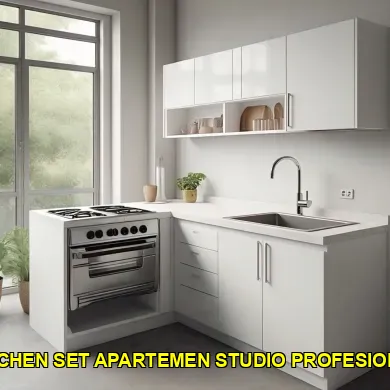 Inspirasi Kitchen Set Minimalis untuk Apartemen Studio Dekat Alun-Alun Klaten